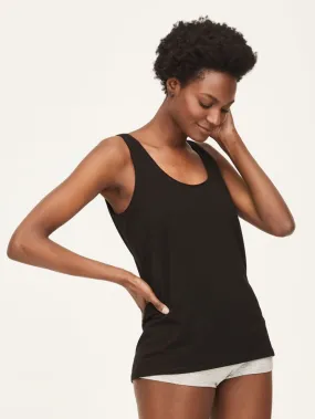 The Bamboo Base Layer Top - Black