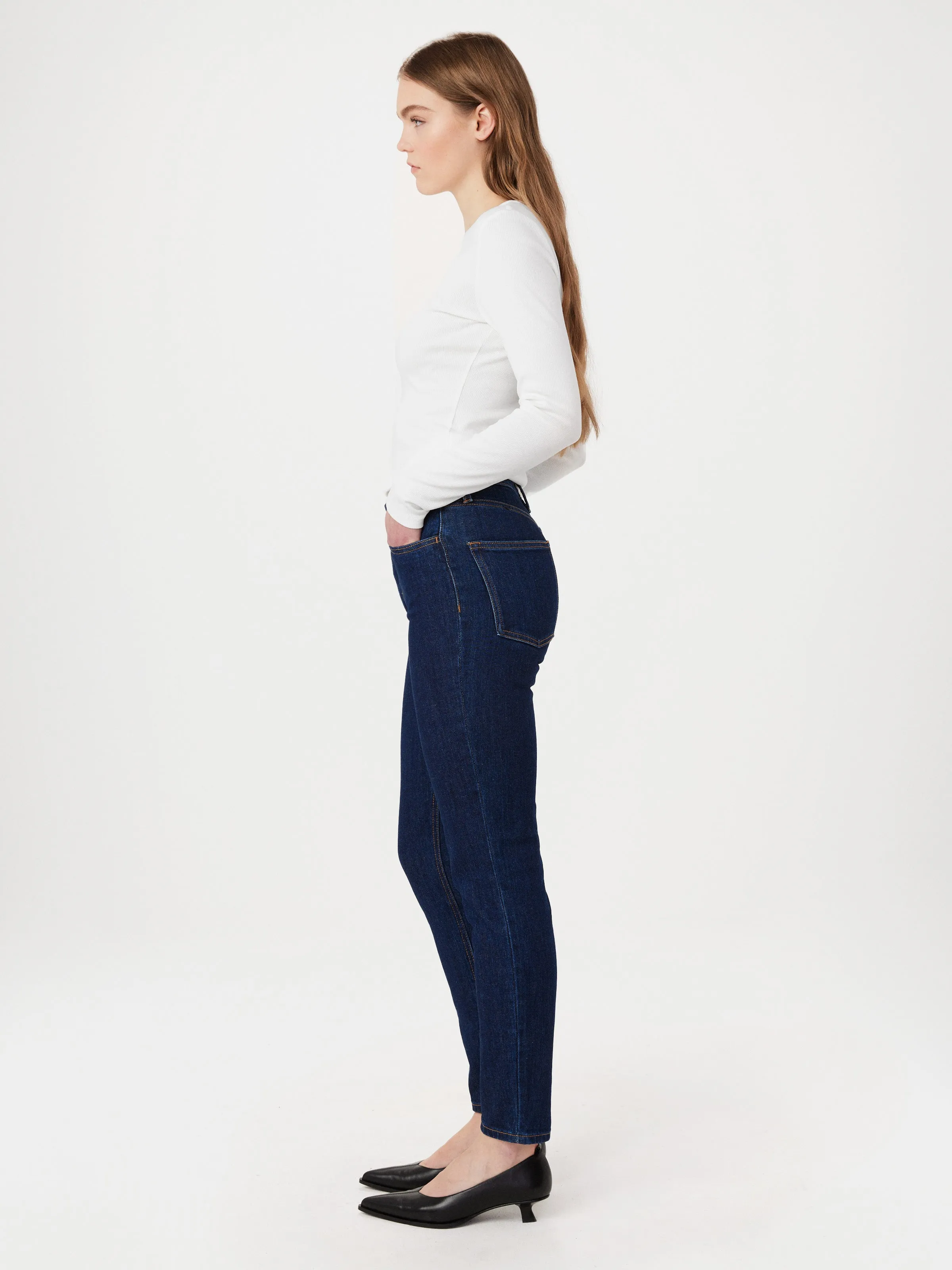 The Kim Slim Jean in Dark Wash