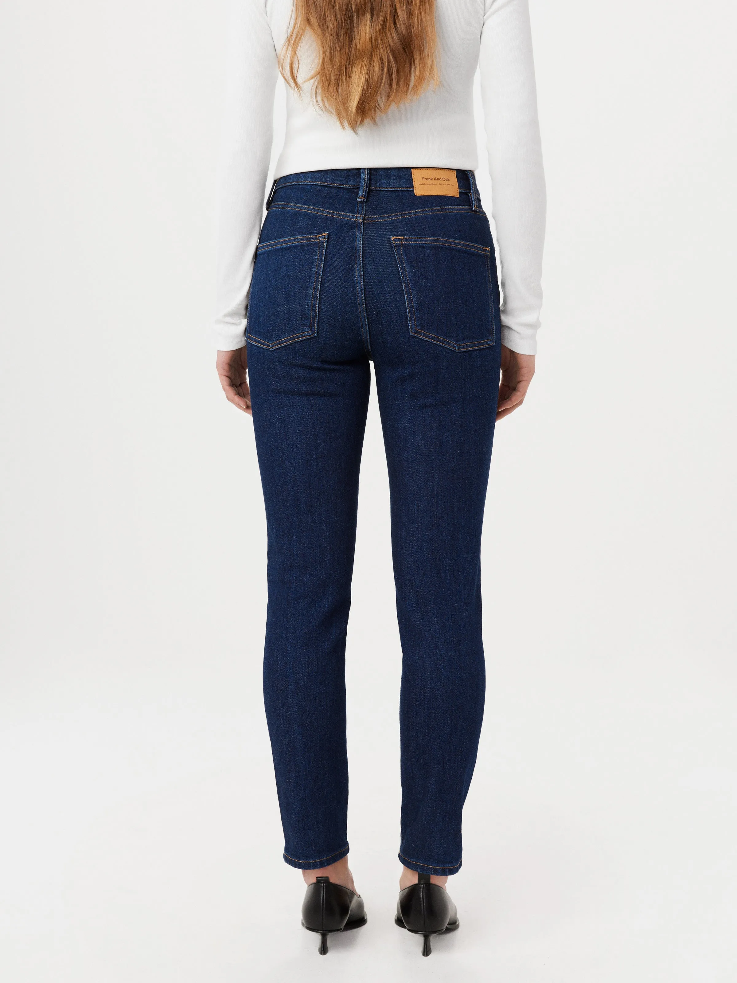 The Kim Slim Jean in Dark Wash