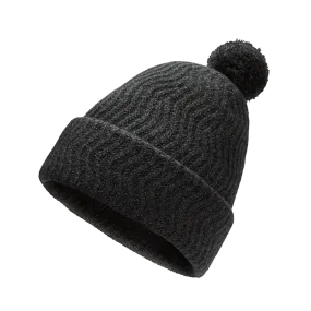 The Pom Beanie - Charcoal Marl