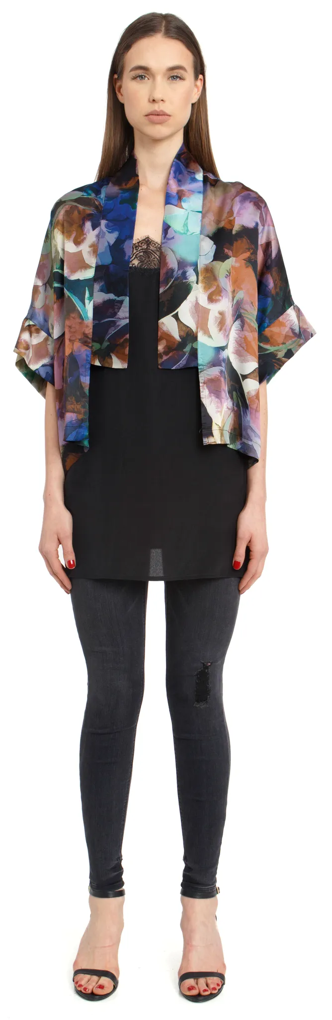 The Silk Kimono   Floral Abyss