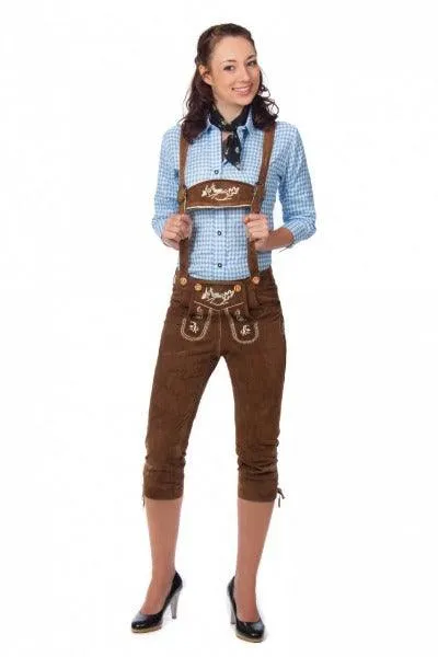 Traditional German Lederhosen Women Moni Brown