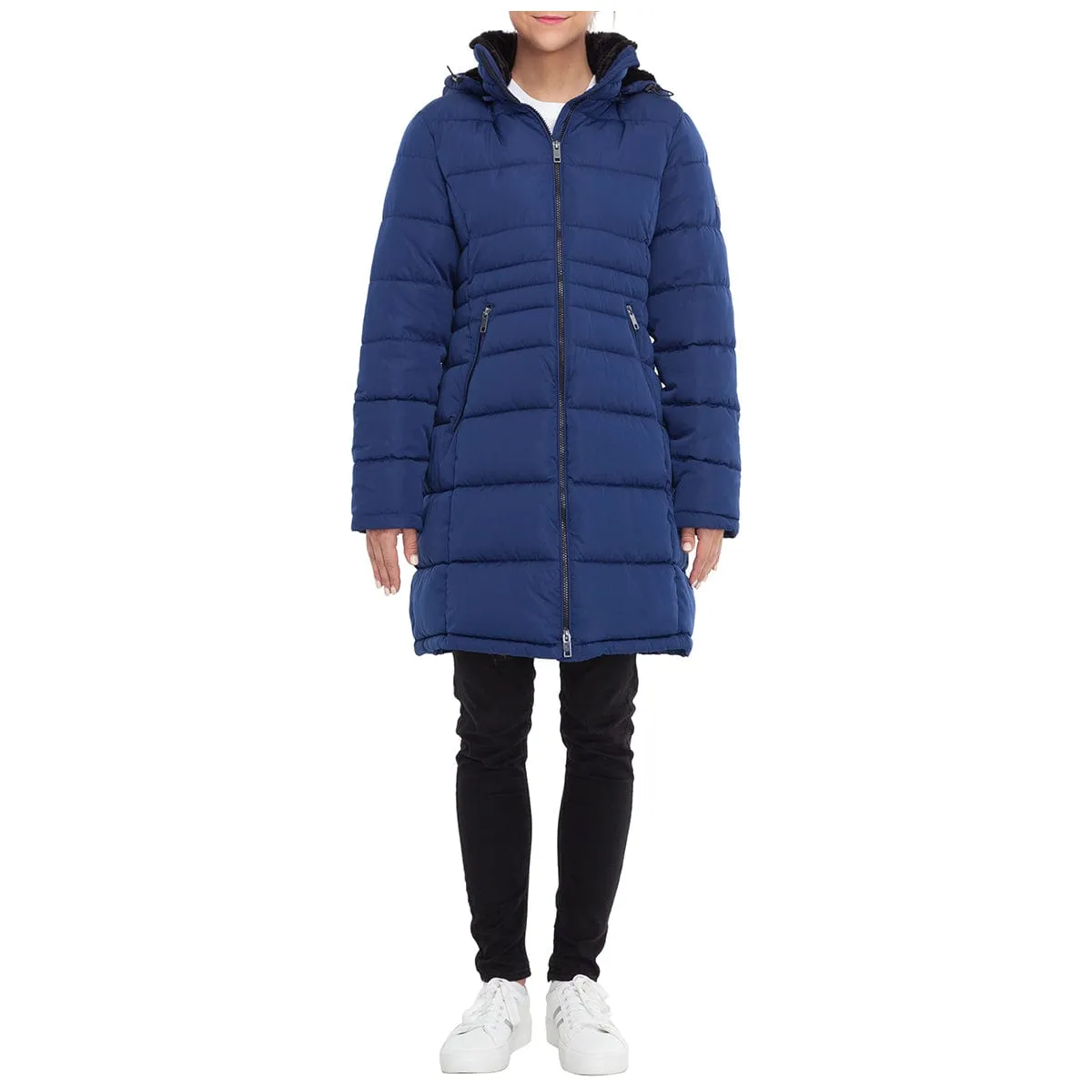 Women's Heavy Long Puffer Jacket Winter Coat