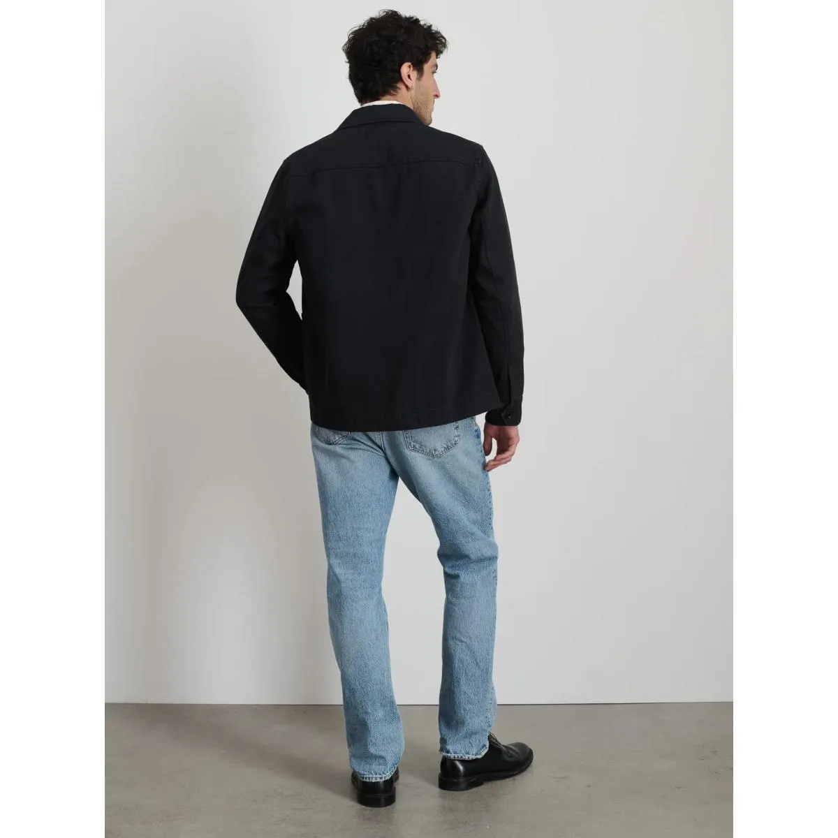 Work Jacket French Washed Black