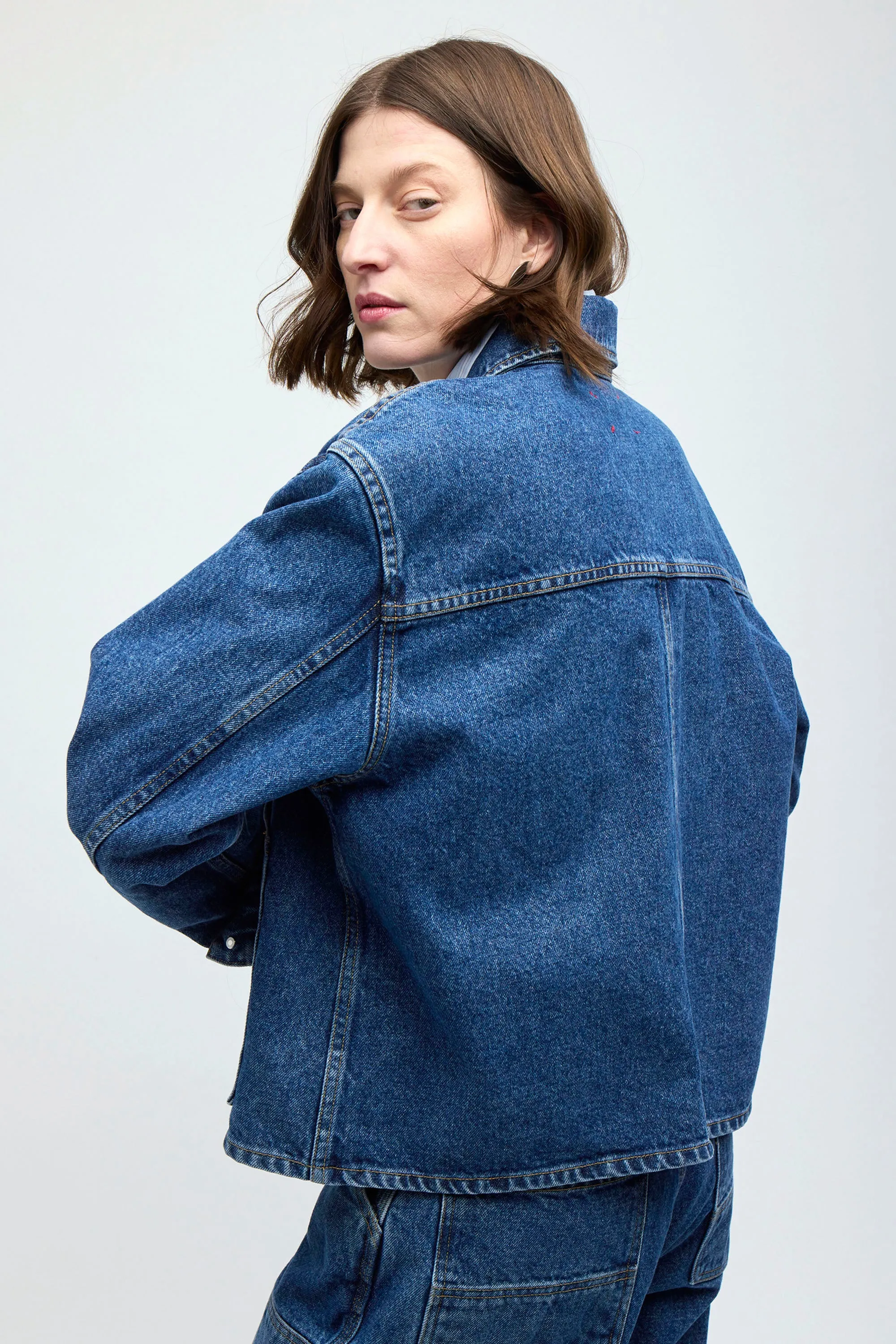 WORKMAN DENIM JACKET BLUE