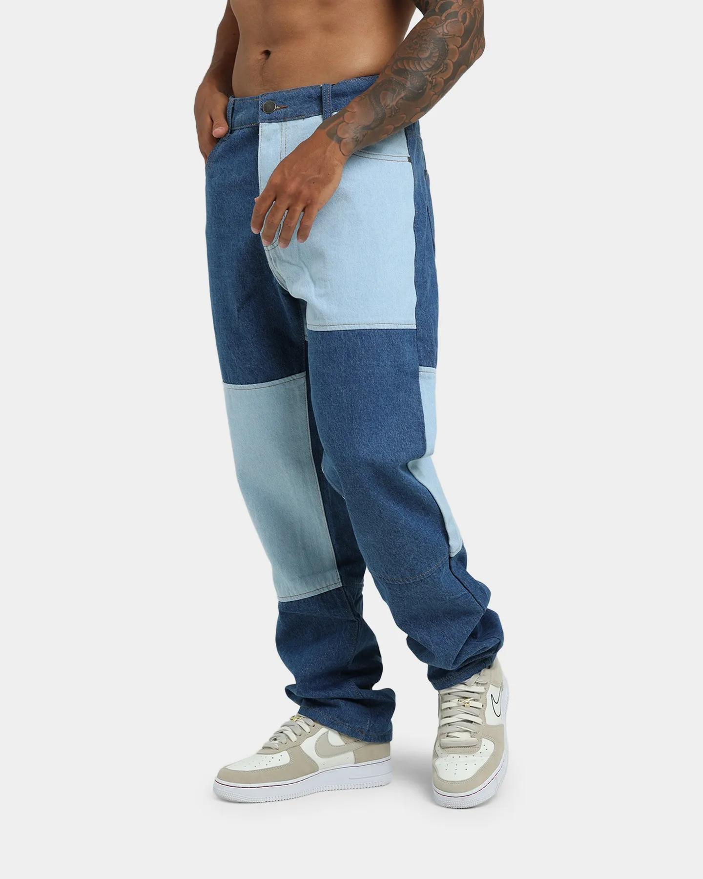 XXIII Rehan Patchwork Jeans Blue/Light Blue